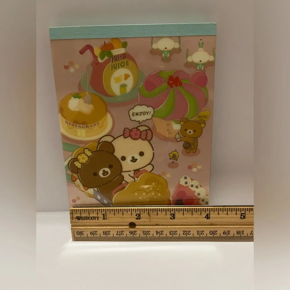 Rilakkuma Amusement Park Dessert Themed Memo Pad - Picture 3 of 7